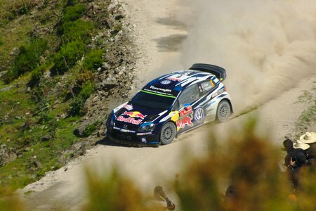 Vw polo race car wrc portugal 2015