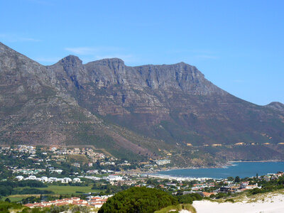 Hout Bay landscape in Cape Town, South Africa photo