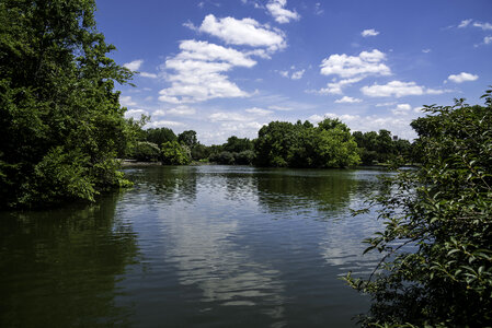 Lake in Bicentennial Park, in Nashville, Tennessee photo