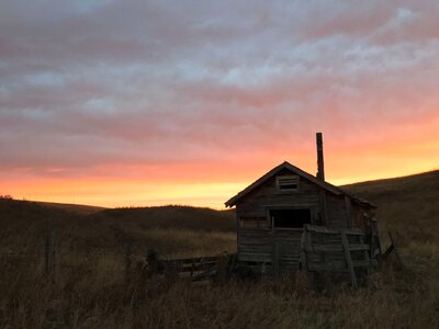 Barn farm field photo