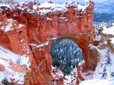 Arch formed by Erosion in Bryce Canyon National Park, Utah