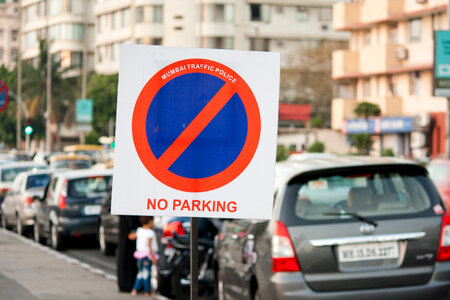 No Parking Rule Sign photo