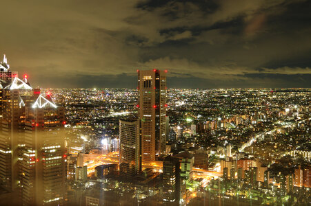 3 Night view in Tokyo photo