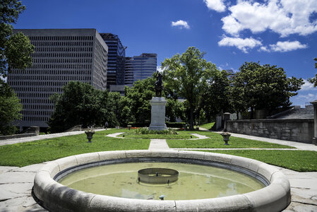 Gardens and Fountains at the Capital in Nashville