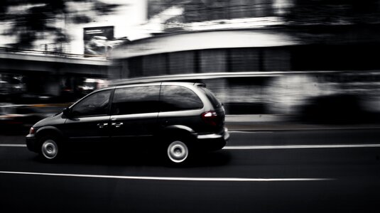 Truck van speed photo