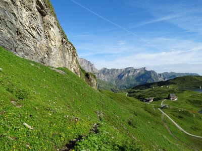 Mountain landscape hiking alpine photo