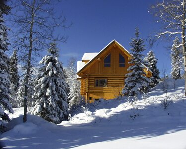 Architecture beautiful winter photo
