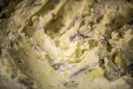 Closeup of Mashed Potatoes 