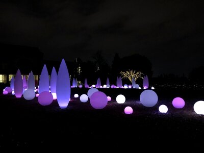 Illumination night park