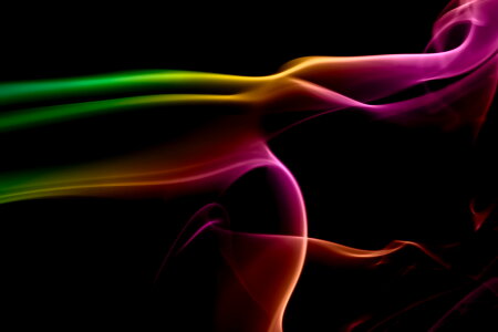 Abstract Multicolor Smoke Background