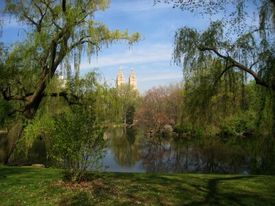 Central Park Pond New York photo