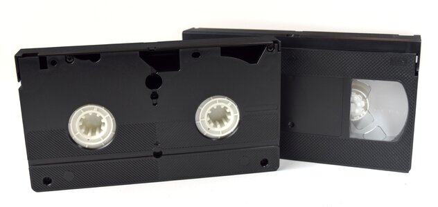 Recording videotape retro photo