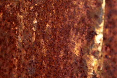 Deposit rusty red auburn