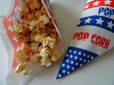 Popcorn funfair sugar photo