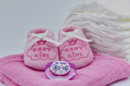 Baby birth cotton photo