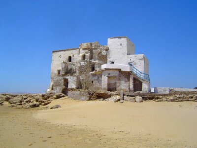 Sand house architecture photo