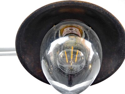 Brass electricity lantern photo