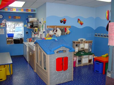 Preschooler room playroom play