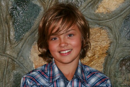 Boy smile portrait