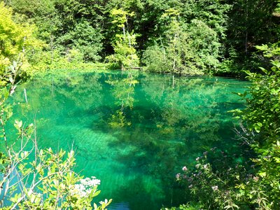 Croatia national park clear water