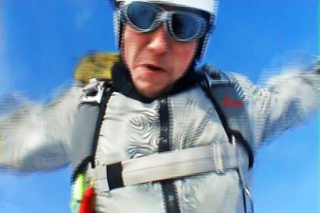 Skydiver snapshot photo