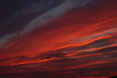 Red dusk dawn photo