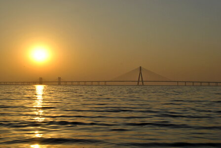 Bridge Mumbai Sunset photo
