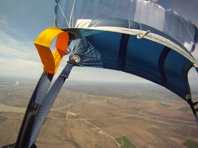 Flying extreme sport photo