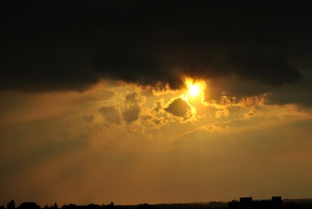 Sun the backlight sky photo