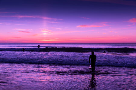 Summer Sunset at the Beach photo