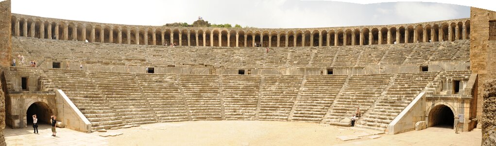 Roman theatre turkey gladiator photo