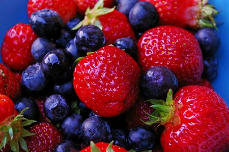 Strawberries & Blueberries Fruit photo