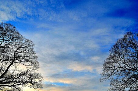 Landscape postcard clouds