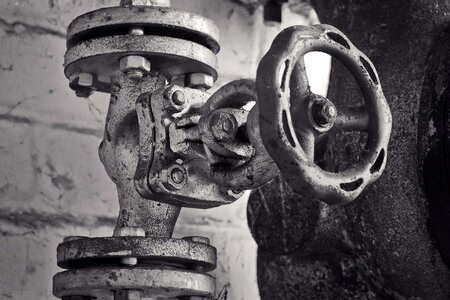 Antique black black and white