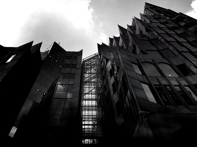 Black and White Monochrome architecture photo