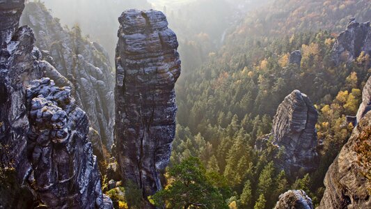 Hell dog rock climbing sand stone photo