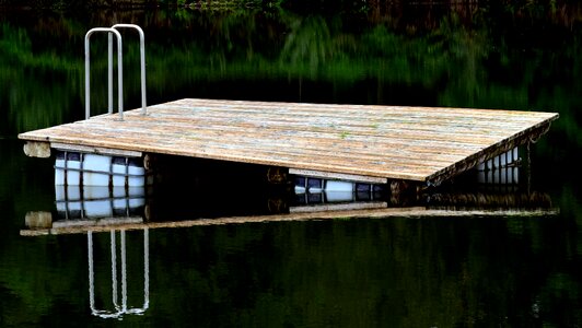 Coast lake landscape