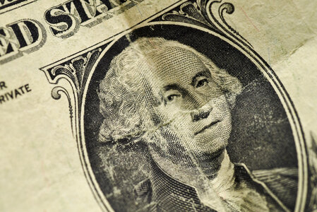 Dollar Bill Close up photo