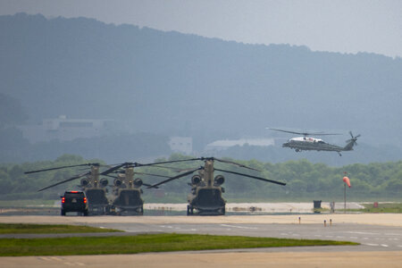 Osan Air Base in South Korea photo