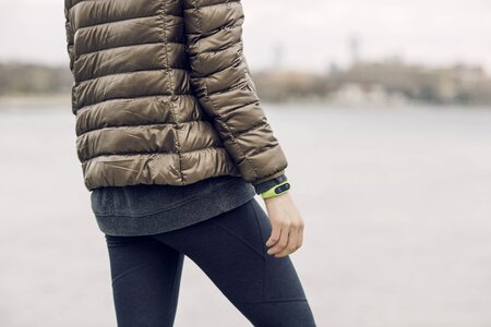 Woman Exercising Outdoors photo