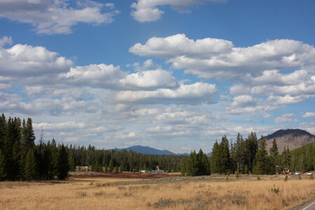 Grand Loop Road in Yellowstone National Park photo