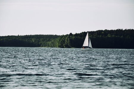 Sky boat nature