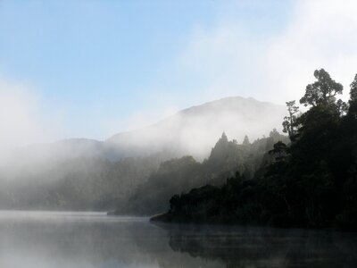 Landscape mist travel photo