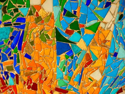 Gaudí mosaic barcelona