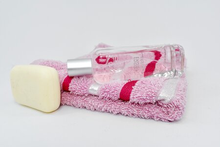Perfume pink soap photo