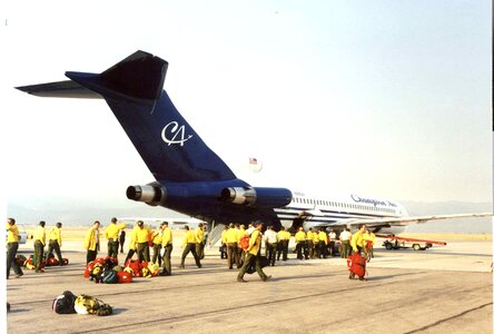 Airplane board combat photo