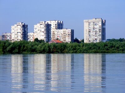 Buildings by the waterfront photo