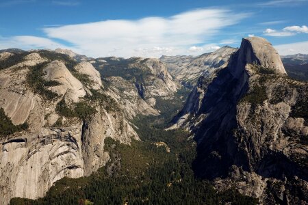 Yosemite National Park Valley from Tunnel View photo