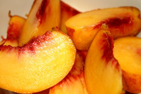 Peach sweet nectarine photo
