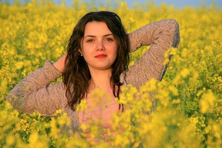 Yellow beauty smile